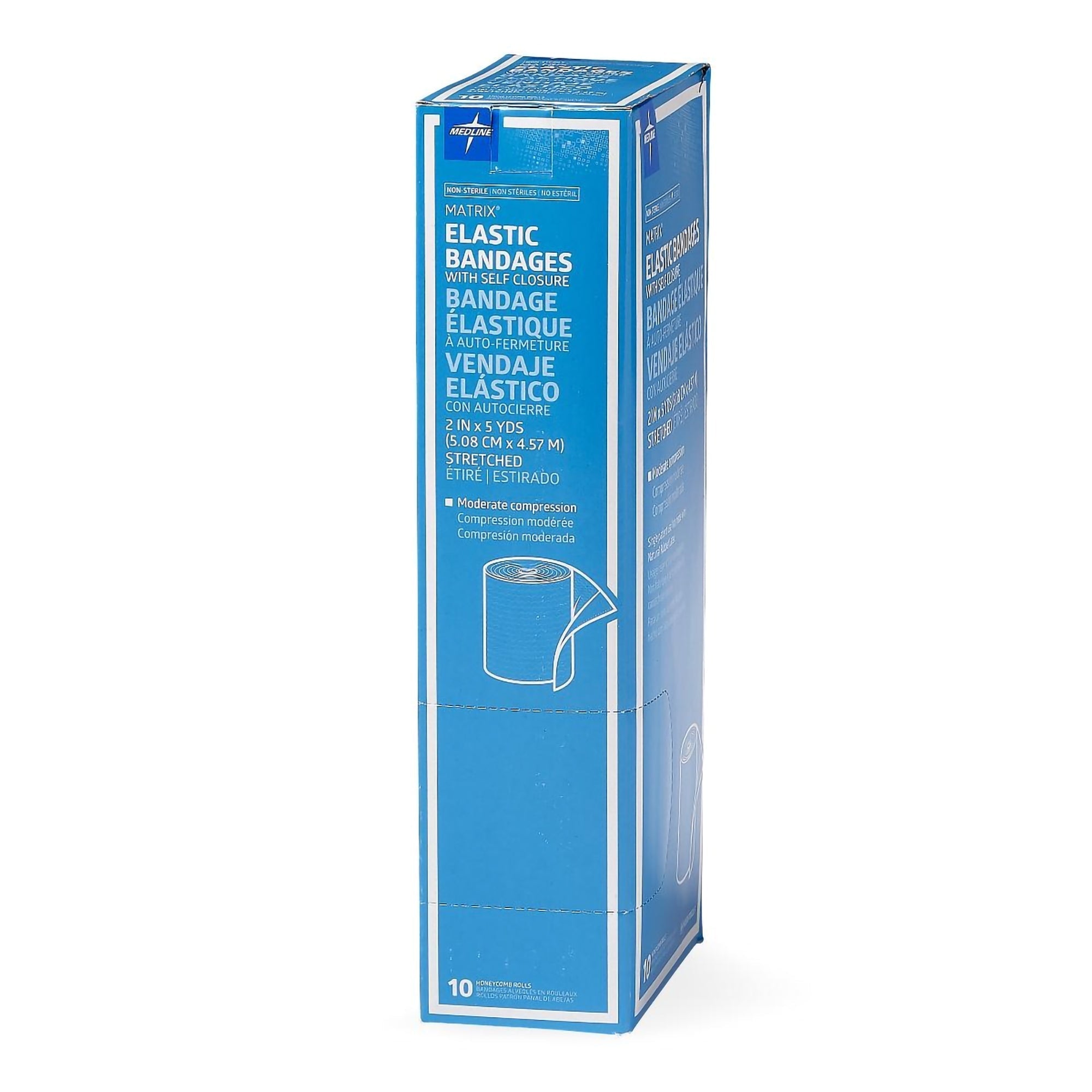 matrix double hook and loop closure elastic bandage 2 inch x 5 yard matrix elastic bandage mk535431ea