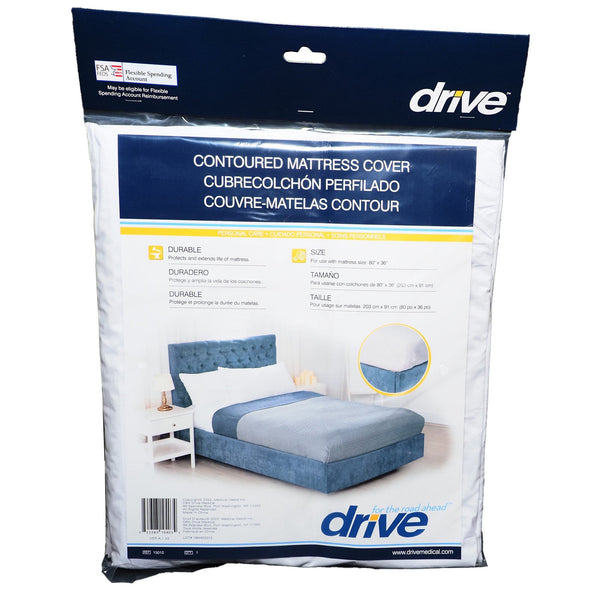 Mattress Cover drive 36 X 80 X 6 Inch Vinyl For Twin Sized Mattresses