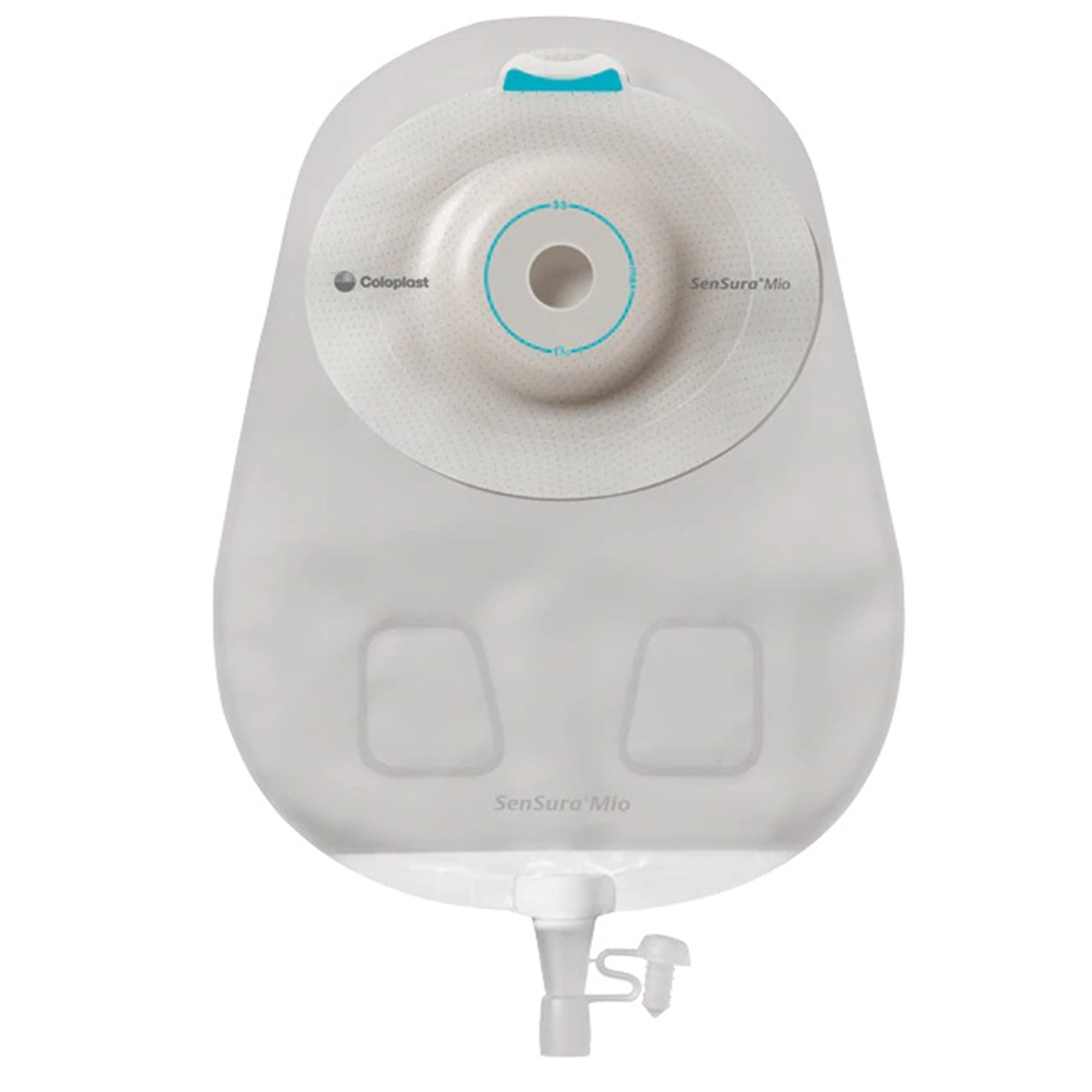 Urostomy Pouch SenSura Mio Convex One-Piece System 10-1/2 Inch Length, Maxi Deep Convex, Trim to Fit 3/8 to 1-11/16 Inch Stoma Drainable | 10/Box