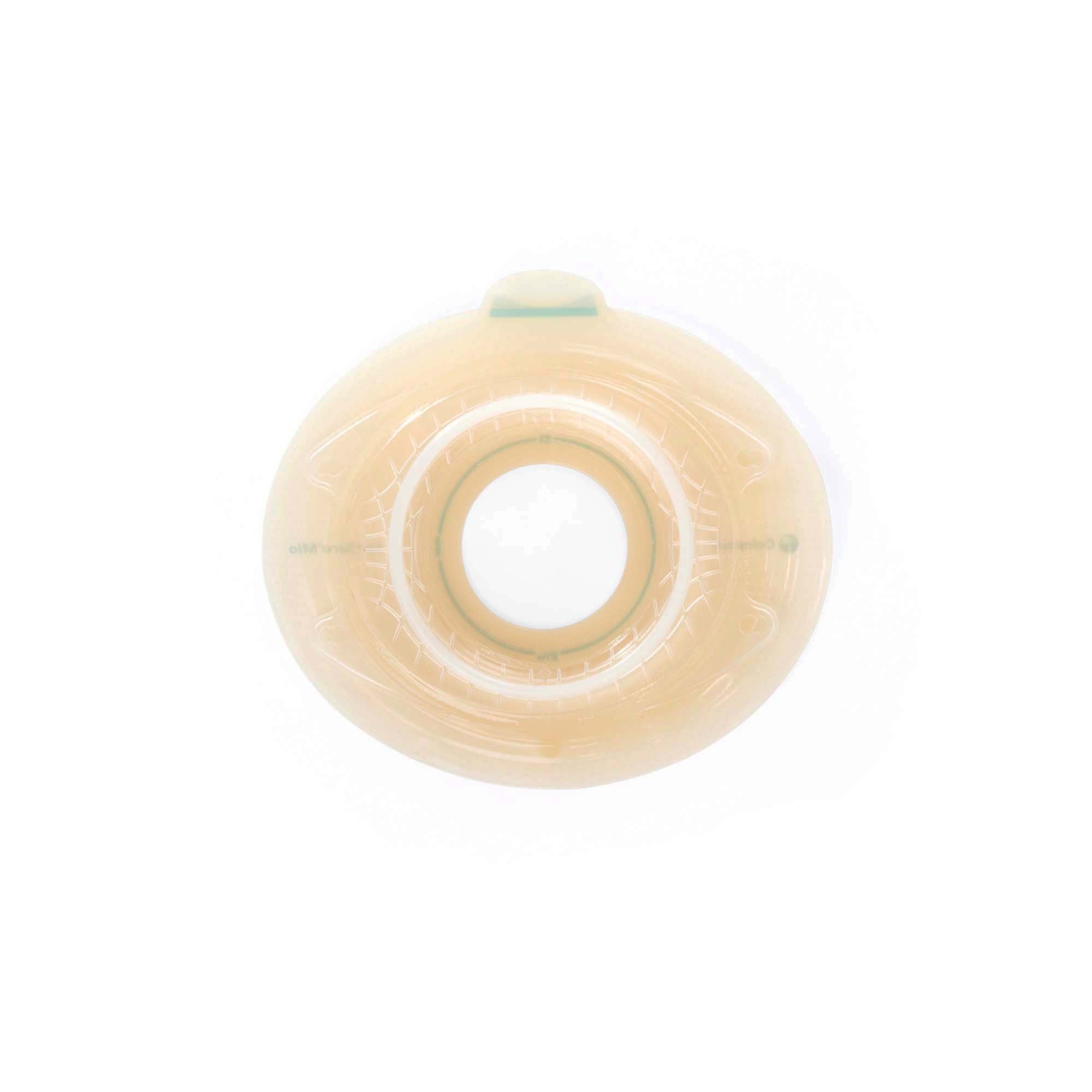 Ostomy Barrier SenSura Mio Click Precut, Standard Wear Elastic Adhesive 70 mm Flange Yellow Code System 1-1/2 Inch Opening | 5/Box