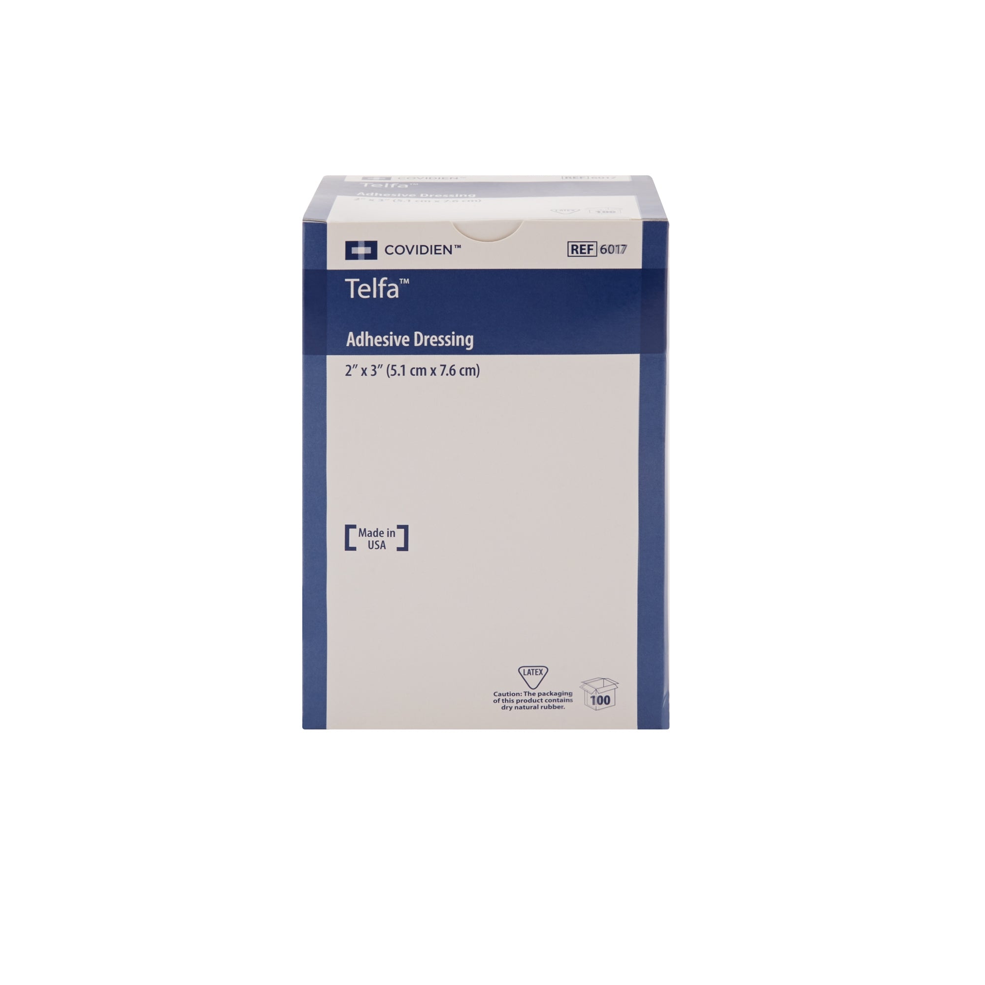 Telfa Island Dressing – Sterile Cotton Non-Adherent 2 x 3 In Rectangle, Adhesive Strips (Carton of 100) | HCPCS A6219
