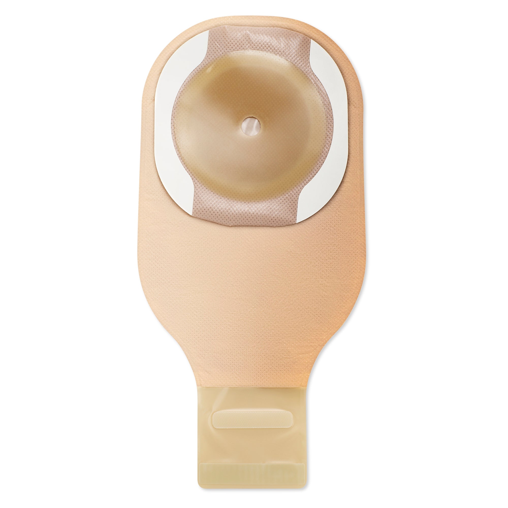 Ostomy Pouch Premier One-Piece System 12 Inch Length Flat, Pre-Cut 1-9/16 Inch Stoma Drainable | BOX