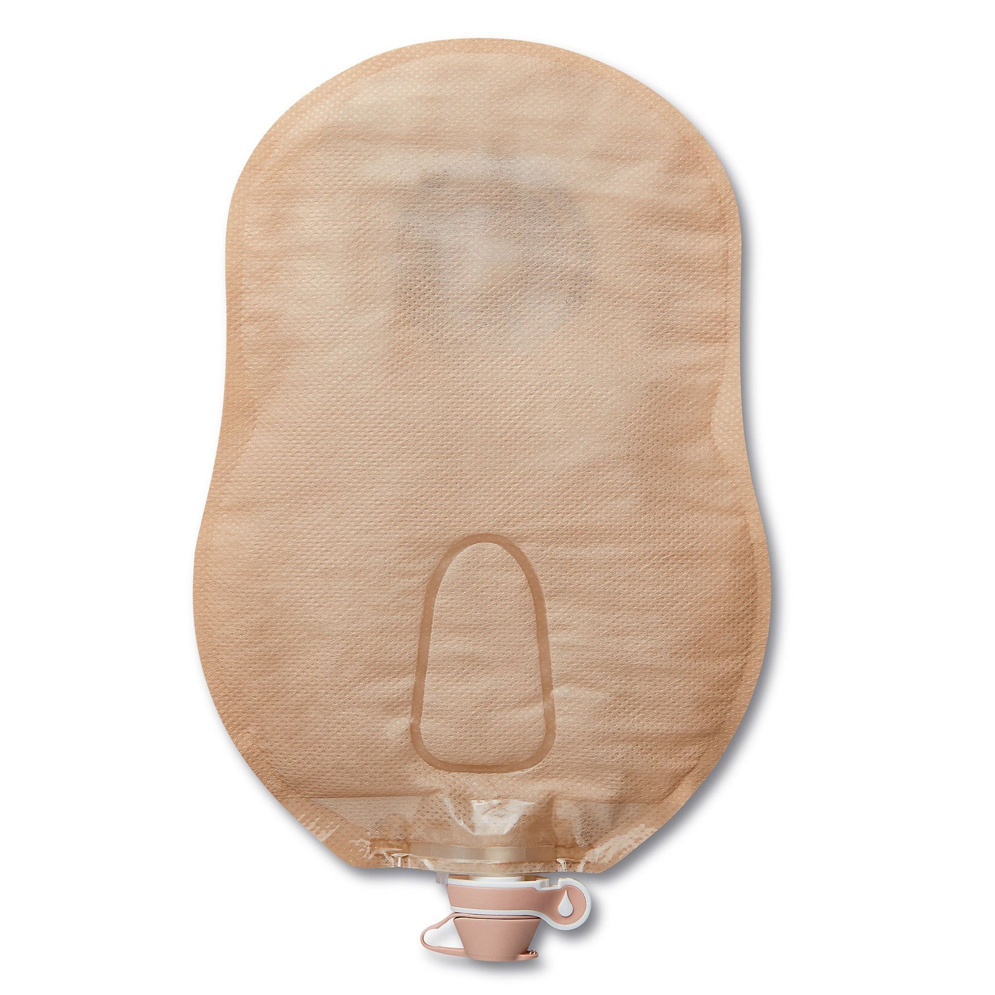 Urostomy Pouch Premier One-Piece System 9 Inch Length Convex, Pre-Cut 1 Inch Stoma Drainable | 5/Box