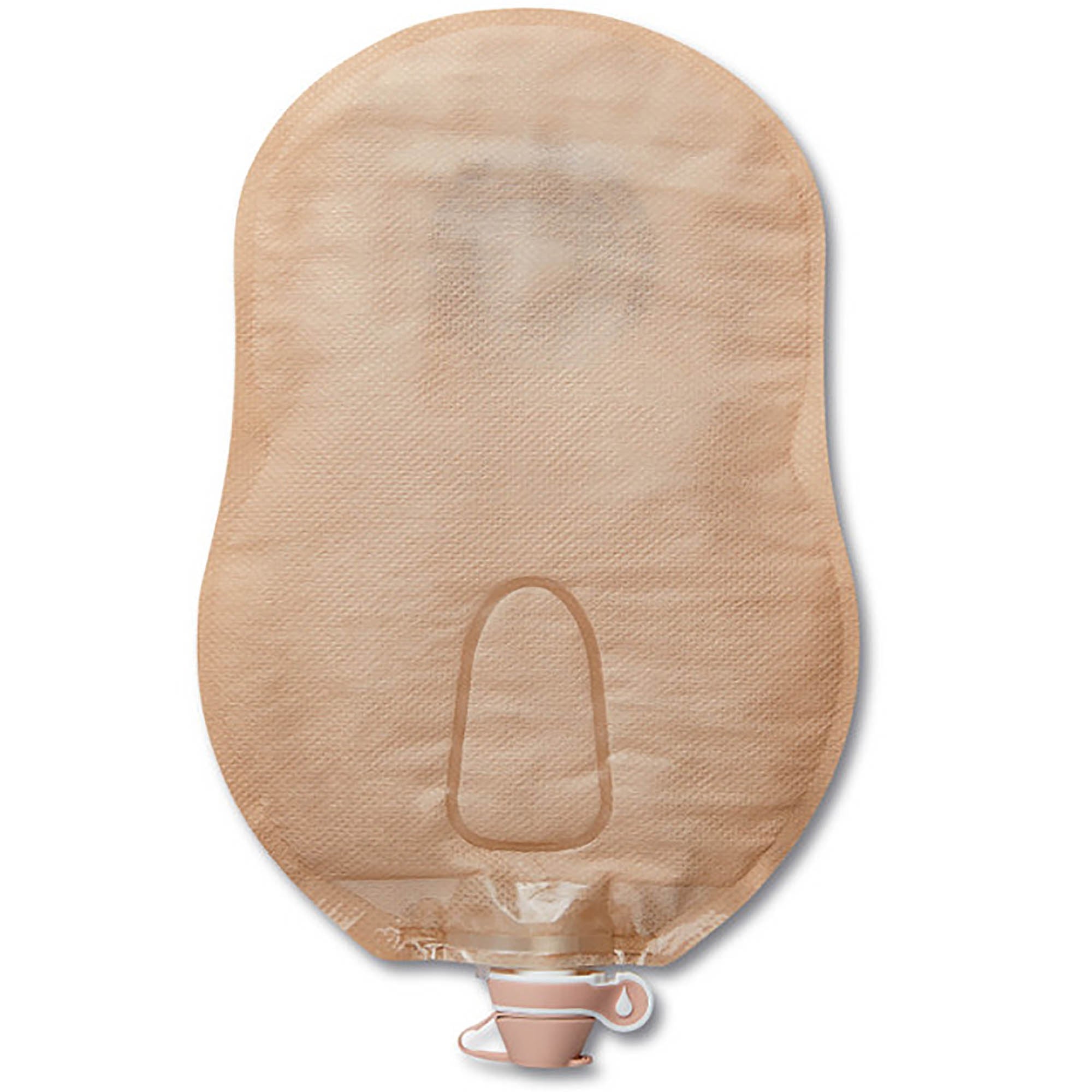 Urostomy Pouch Premier One-Piece System 9 Inch Length Convex, Pre-Cut 3/4 Inch Stoma Drainable | 5/Box
