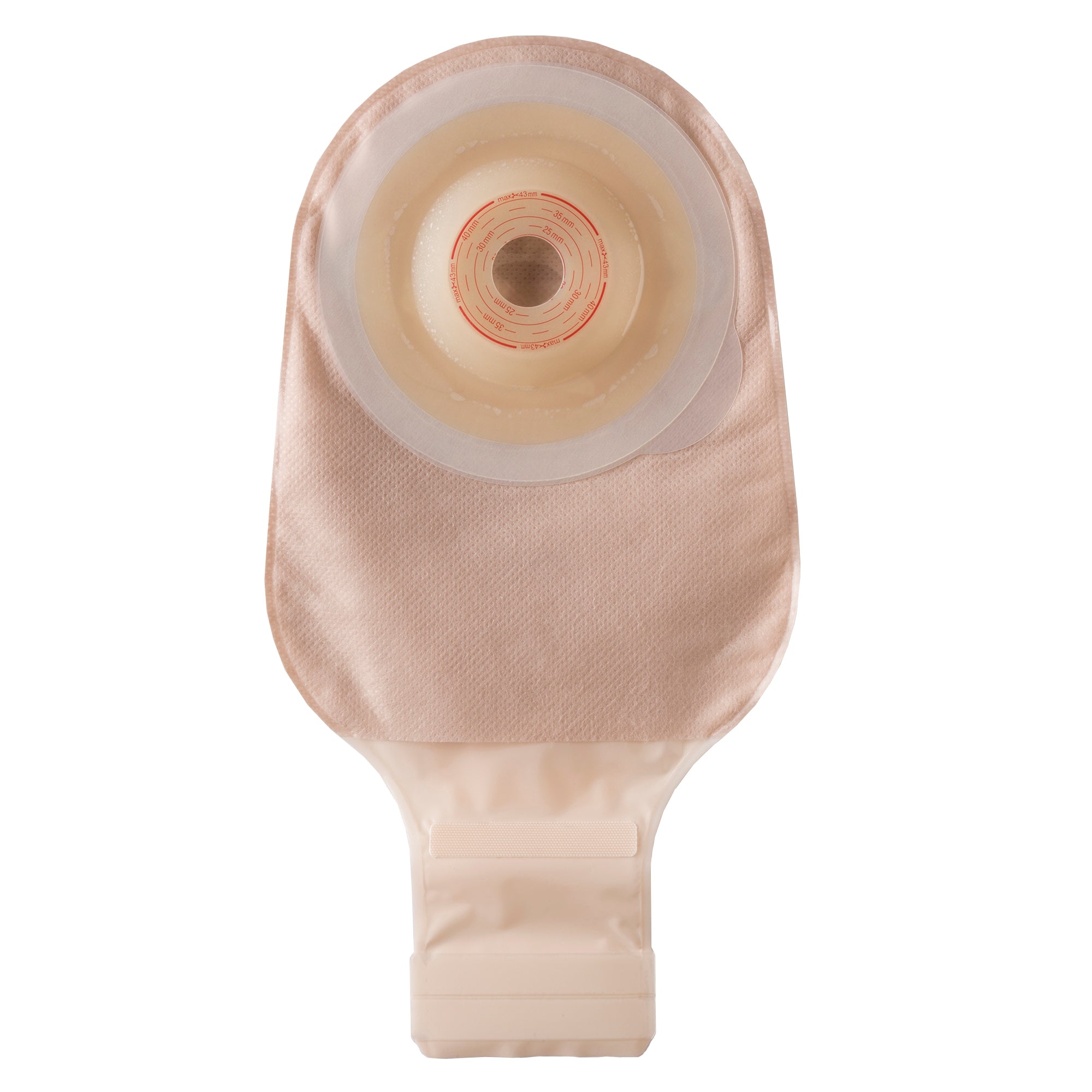 Ostomy Pouch Esteem + Flex One-Piece System Convex V1, Trim to Fit 13/16 to 1-11/16 Inch Stoma Drainable | 10/BOX