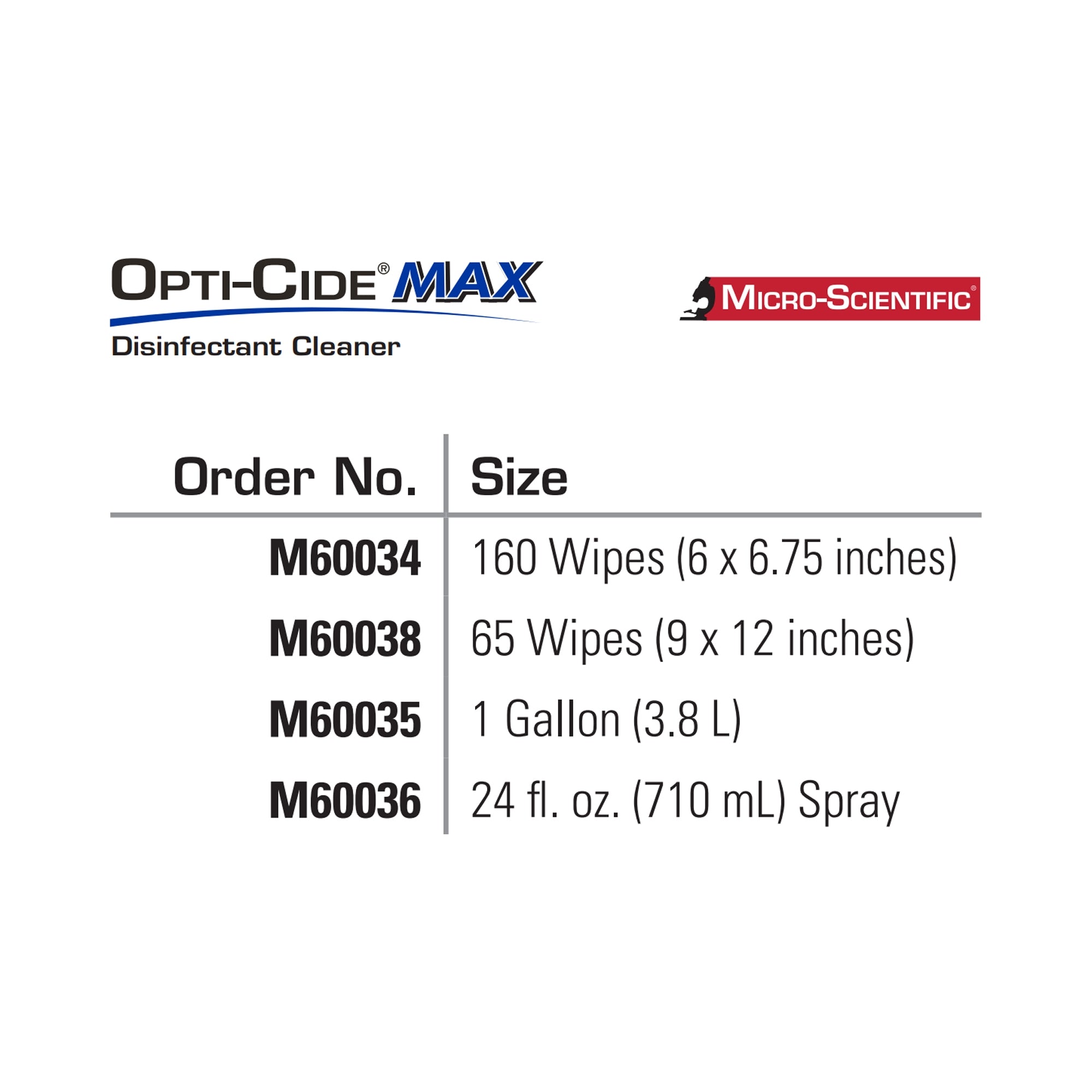 Opti-Cide Max Surface Disinfectant Cleaner Premoistened Alcohol Based Manual Pull Wipe 160 Count Canister Alcohol Scent NonSterile | 12CT/Case