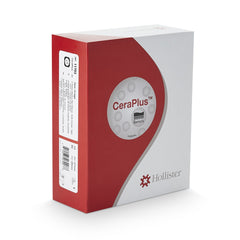 Ostomy Barrier New Image CeraPlus Trim to Fit, Extended Wear Adhesive Tape Borders 57 mm Flange Red Code System Up to 1-1/2 Inch Opening | 5/Box