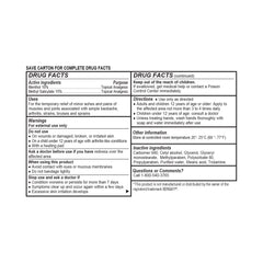 Topical Pain Relief Geri-Care 10% - 15% Strength Menthol / Methyl Salicylate Cream 1 oz., Packaging Type- Case