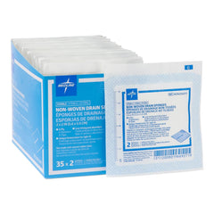I.V. Sponge Medline 2 X 2 Inch 6-Ply Sterile 2 per Pack, Packaging Type- Box