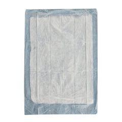 Cardinal Simplicity Basic Disposable Underpads – Light Absorbency Fluff, Blue Embossed Poly Backsheet, 17 × 24 in (50/Bag, 6 Bag/Case) | HCPCS T4542