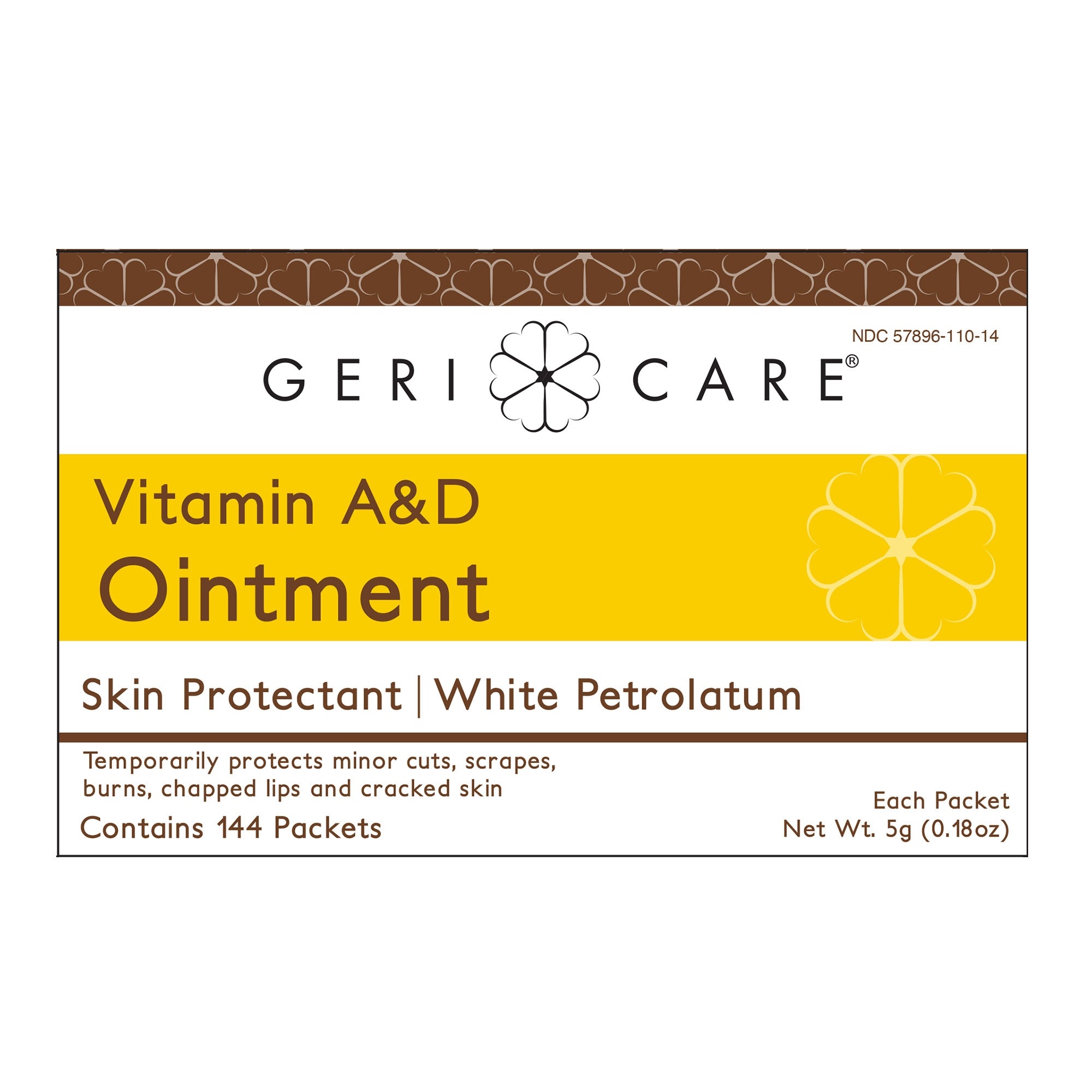 A & D Ointment Geri-Care 5 Gram Individual Packet Unscented Ointment, Packaging Type- Box
