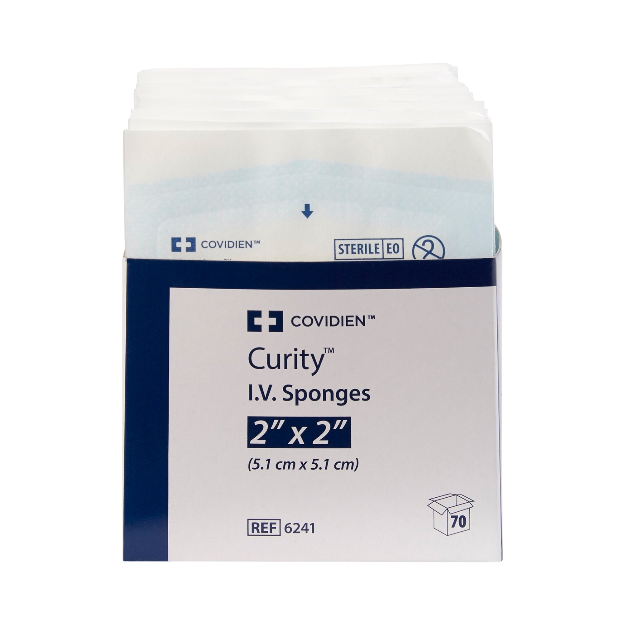 I.V. Sponge Curity 2 X 2 Inch 6-Ply Sterile 2 per Pack, Packaging Type- Case