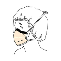 Surgical Mask with Eye Shield FluidShield Anti-fog Foam ASTM Level 3 Tie Closure One Size Fits Most, Packaging Type- Box