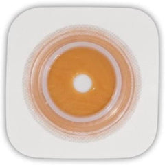 Ostomy Barrier Sur-Fit Natura Trim to Fit, Standard Wear Stomahesive Adhesive 32 mm Flange Sur-Fit Natura System Hydrocolloid Up to 1/2 to 3/4 Inch Opening 4 X 4 Inch | 10/Box