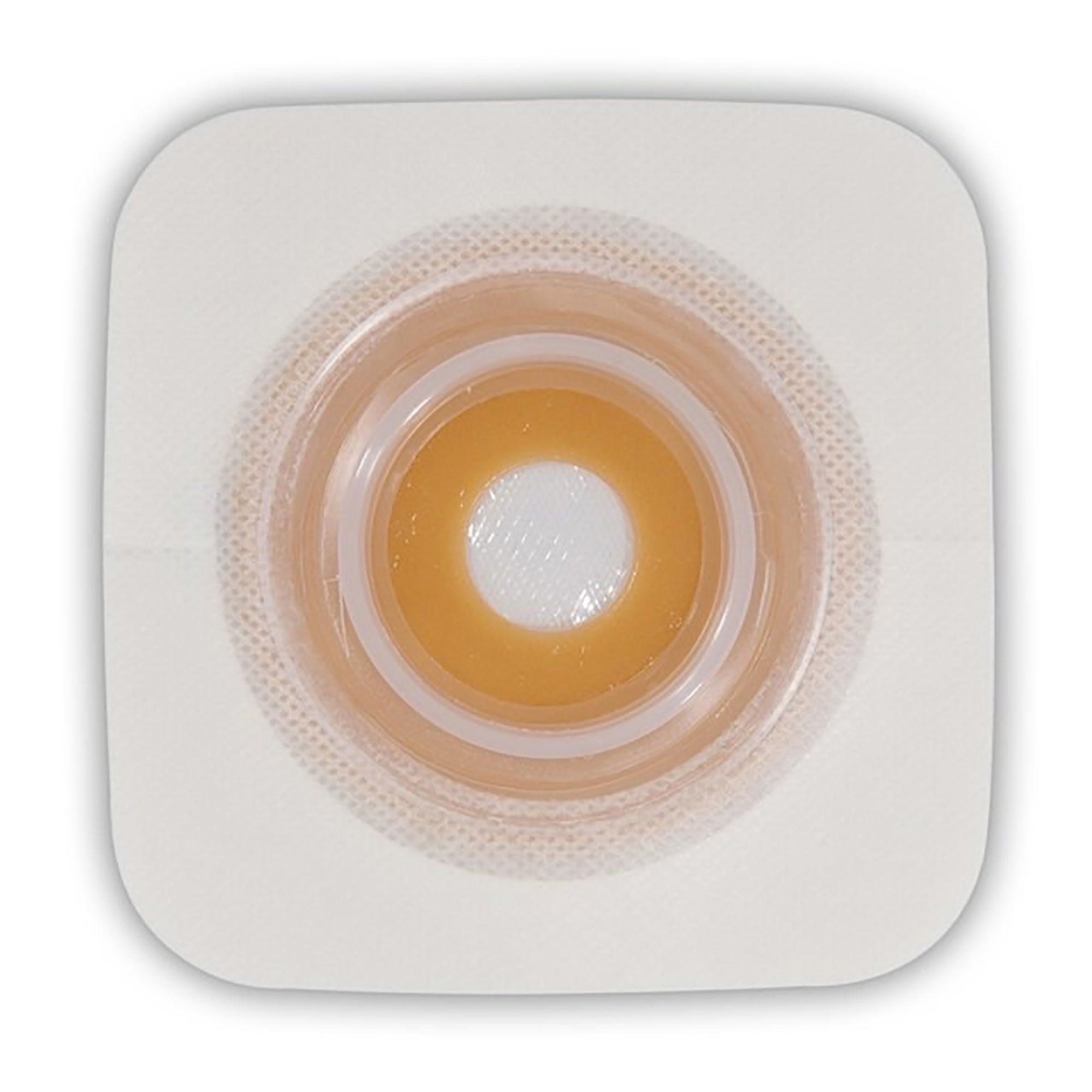 Ostomy Barrier Sur-Fit Natura Trim to Fit, Standard Wear Stomahesive Adhesive 45 mm Flange Sur-Fit Natura System Hydrocolloid Up to 1 to 1-1/4 Inch Opening 4 X 4 Inch | 10/Box
