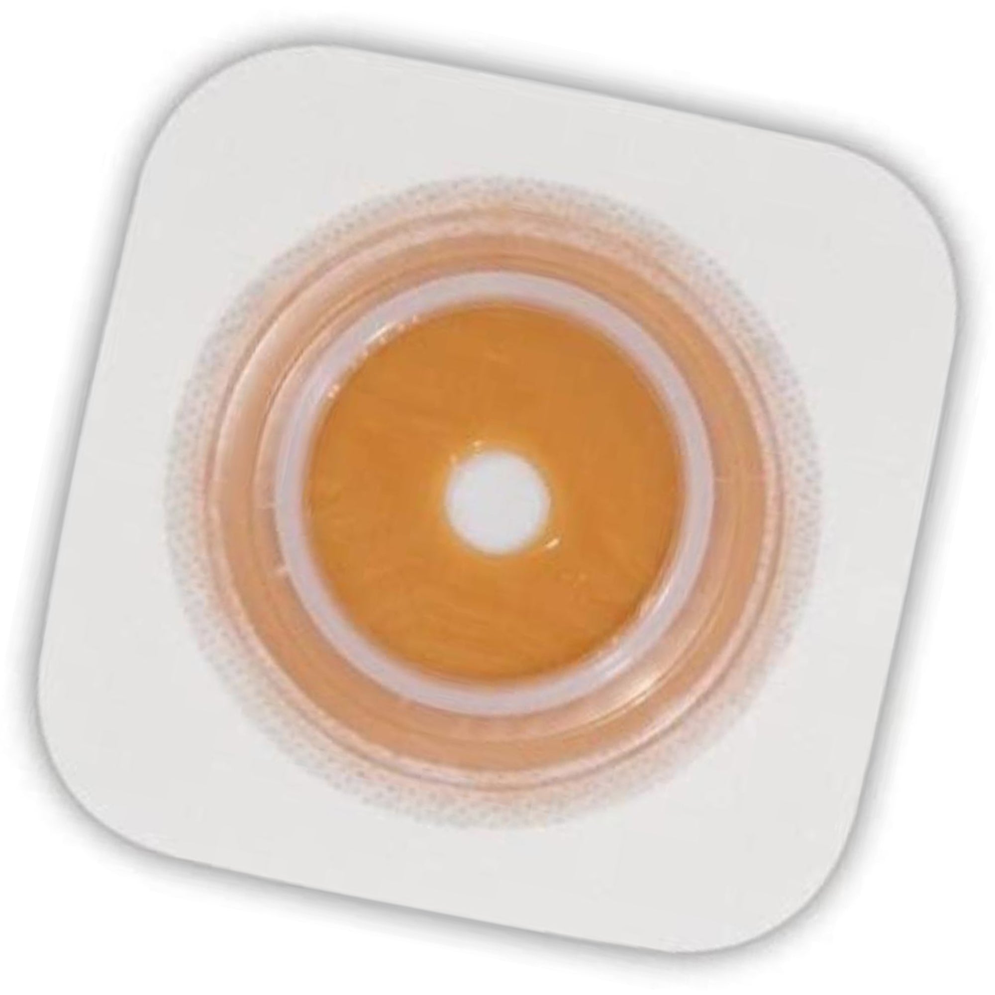 Ostomy Barrier Sur-Fit Natura Trim to Fit, Standard Wear Stomahesive Adhesive 38 mm Flange Sur-Fit Natura System Hydrocolloid Up to 7/8 Inch Opening 4 X 4 Inch | 10/Box