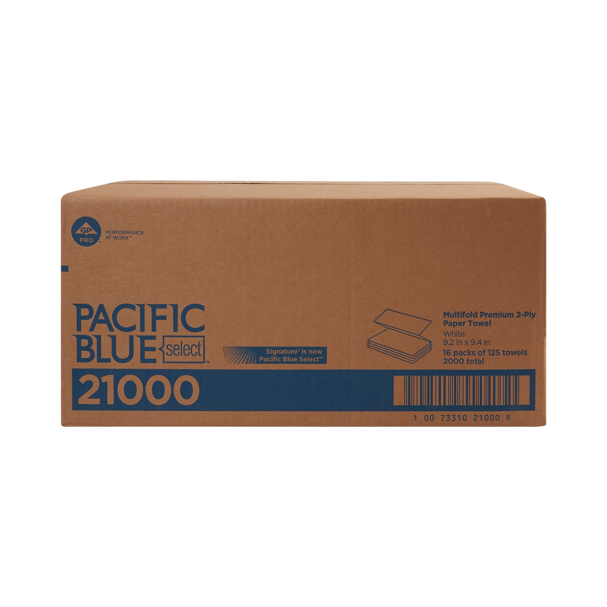 Paper Towel Pacific Blue Select Multi-Fold 9-1/4 X 9-1/2 Inch | 16EA/Case