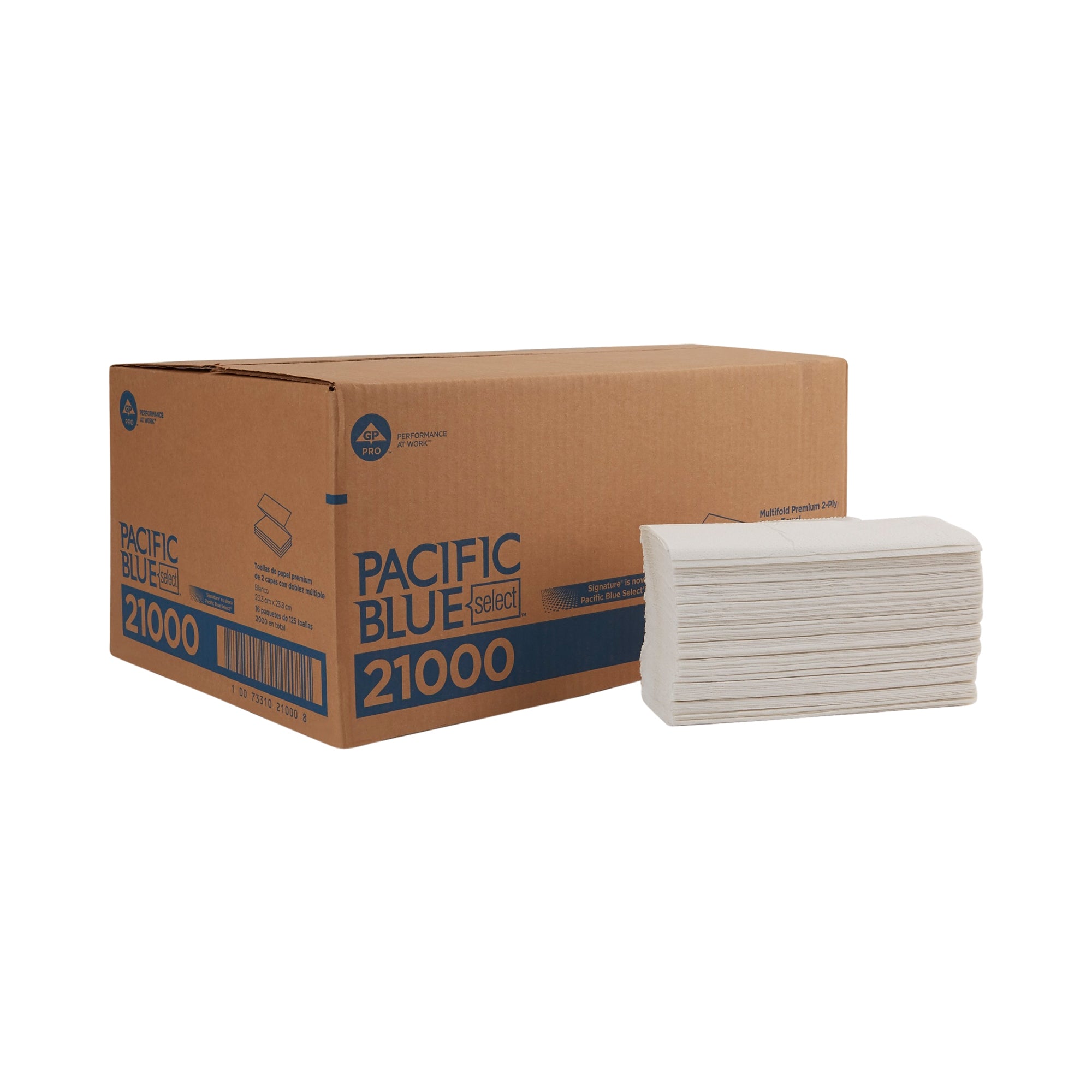 Paper Towel Pacific Blue Select Multi-Fold 9-1/4 X 9-1/2 Inch | 16EA/Case