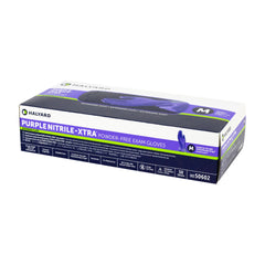 Exam Glove Purple Nitrile-Xtra Medium NonSterile Nitrile Extended Cuff Length Textured Fingertips Purple Chemo Tested | 50/Box
