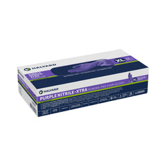 Exam Glove Purple Nitrile-Xtra X-Large NonSterile Nitrile Extended Cuff Length Textured Fingertips Purple Chemo Tested | 50/Box