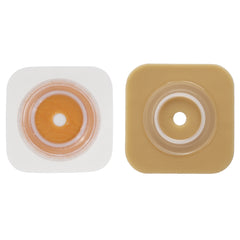 Ostomy Barrier Sur-Fit Natura Trim to Fit, Standard Wear Stomahesive Without Tape 70 mm Flange Sur-Fit Natura System Hydrocolloid 1-7/8 to 2-1/2 Inch Opening 5 X 5 Inch | 10/Box