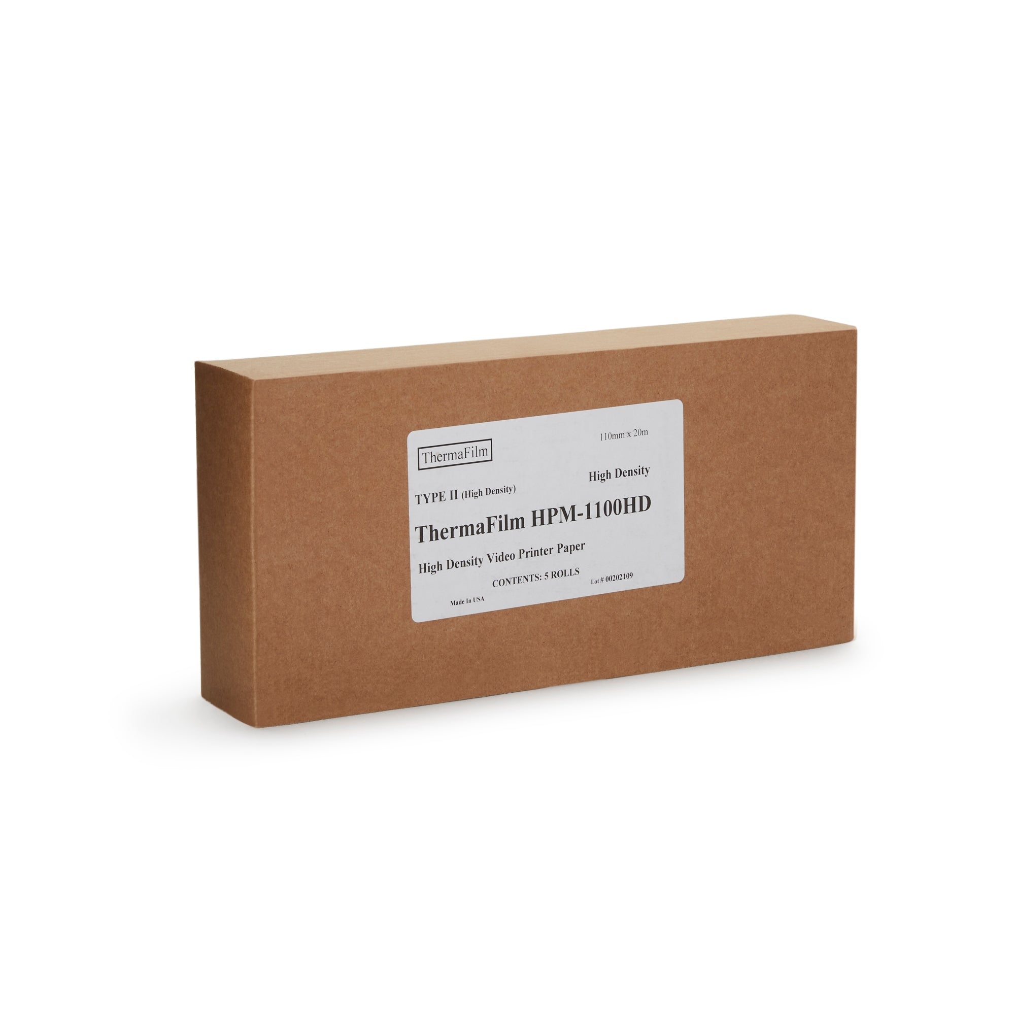 Ultrasound Video Paper ThermaFilm Type II Roll High Density Without Grid, Packaging Type- Box