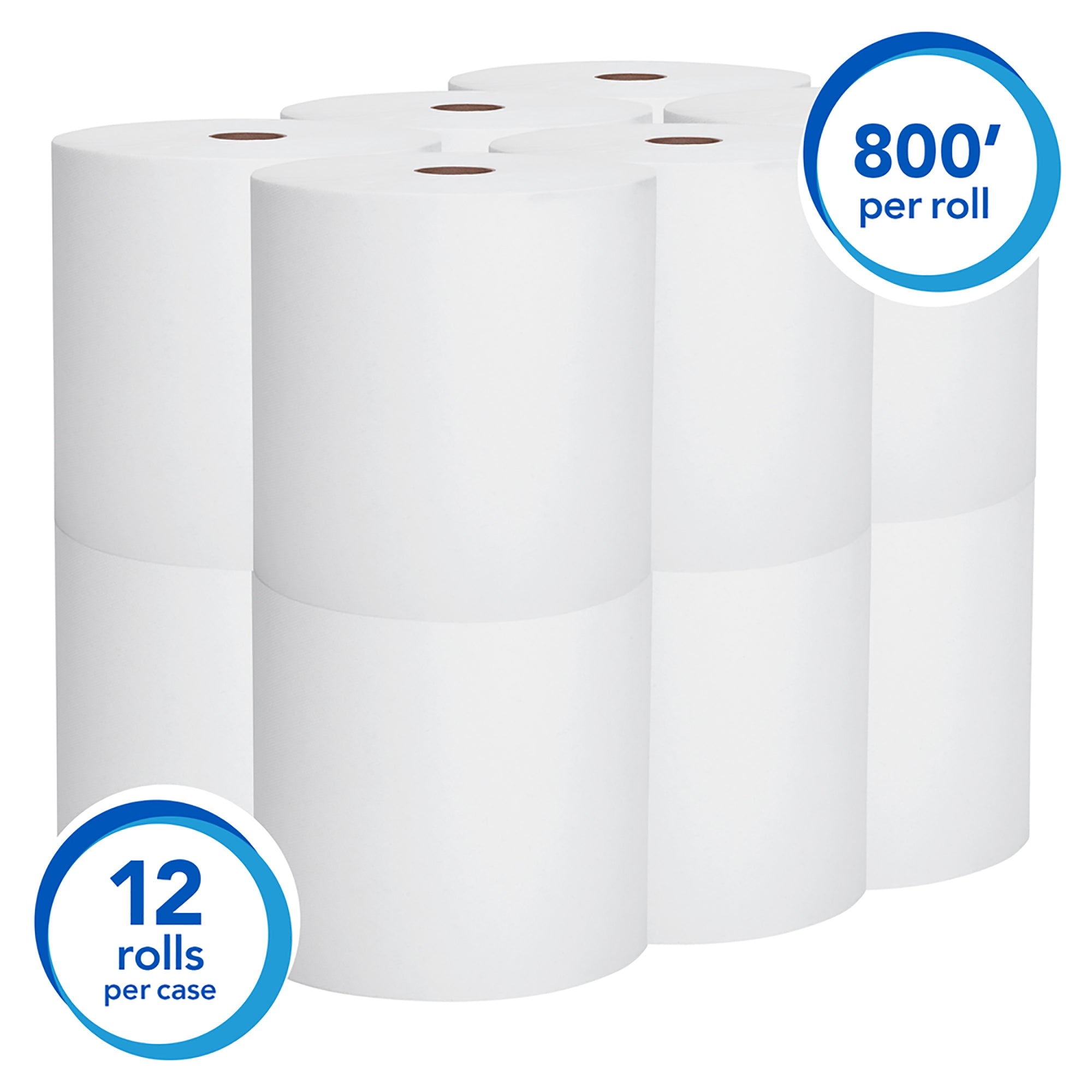 Paper Towel Scott Essential Hardwound Roll 8 Inch X 800 Foot | 12RL/Case