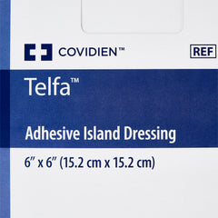 Island Dressing Telfa 6 X 6 Inch Square Sterile, Packaging Type- Box