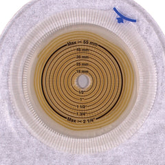 Urostomy Pouch Assura One-Piece System 10-3/4 Inch Length Flat, Trim to Fit 3/8 to 2-1/4 Inch Stoma Drainable | 10/Box