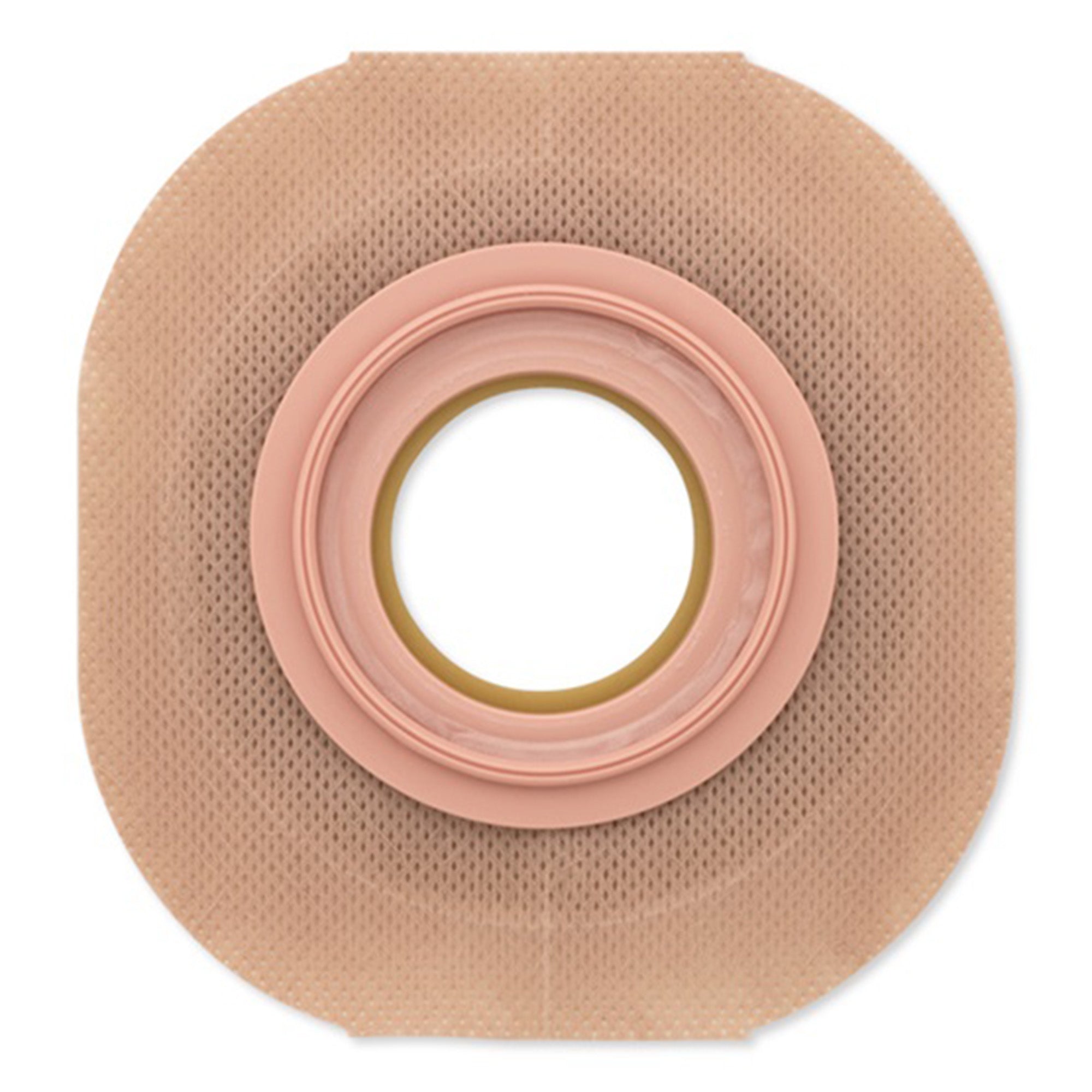Ostomy Barrier New Image Flextend Precut, Extended Wear Without Tape 57 mm Flange Red Code System Hydrocolloid 1-1/8 Inch Opening | 5/Box
