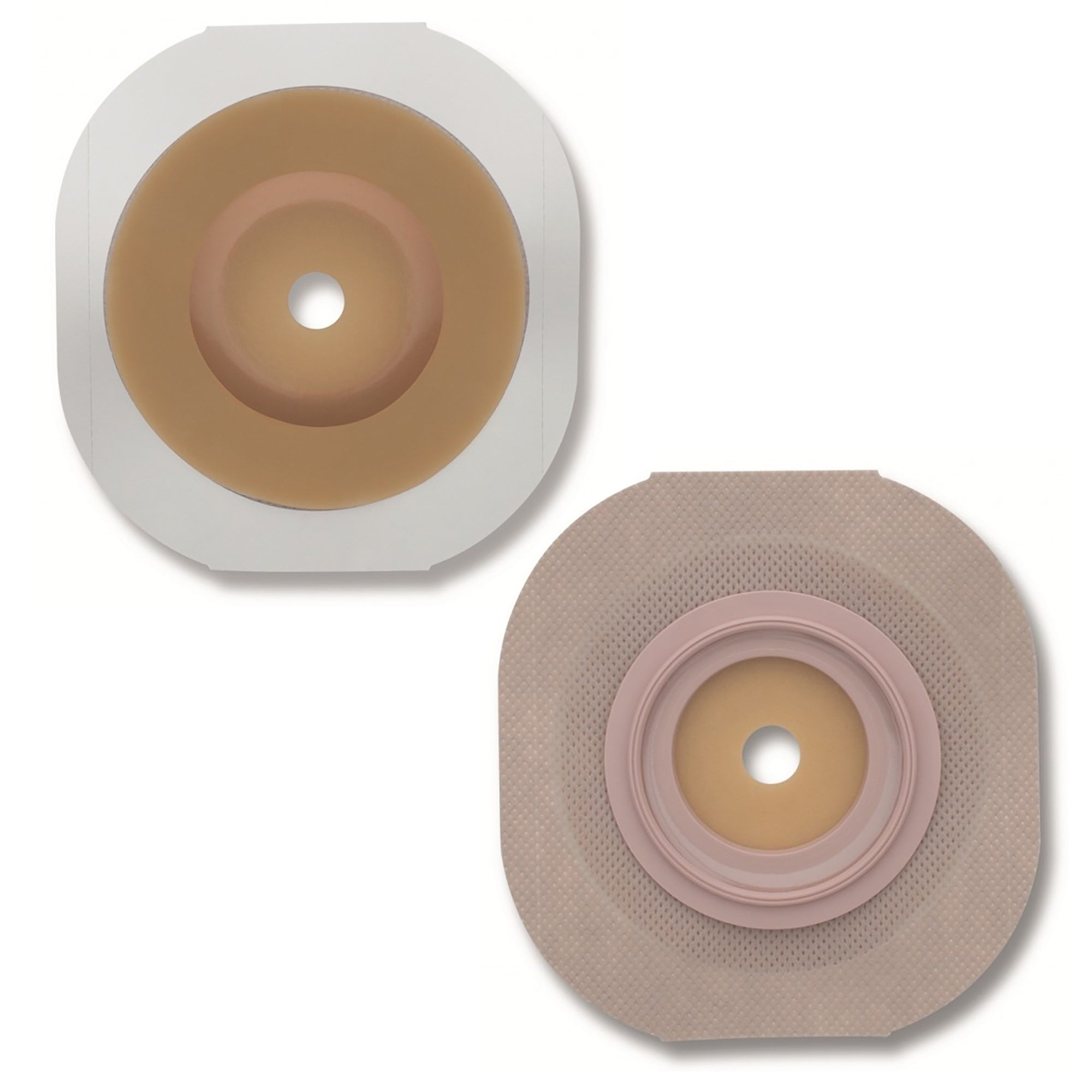Ostomy Barrier FlexTend Trim to Fit, Extended Wear Adhesive Tape 70 mm Flange Blue Code System Hydrocolloid Up to 2 Inch Opening | 5/Box