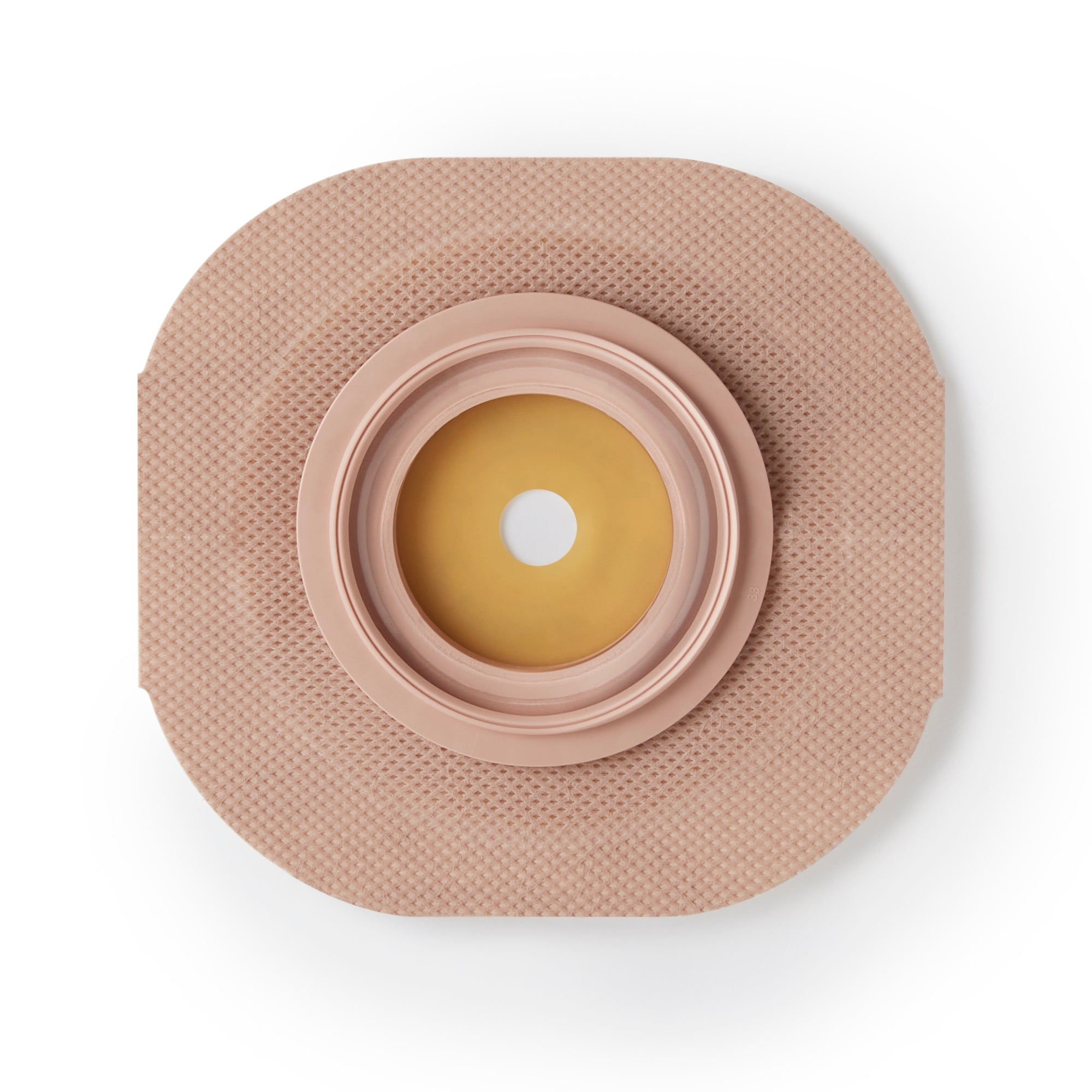Ostomy Barrier FlexWear Trim to Fit, Standard Wear Adhesive Tape 57 mm Flange Red Code System Hydrocolloid Up to 1-1/2 Inch Opening | 5/Box