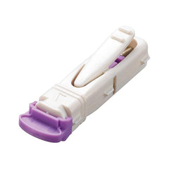 Safety Lancet Unistik 3 28 Gauge Retractable Push Button Activation Finger, Packaging Type- Box