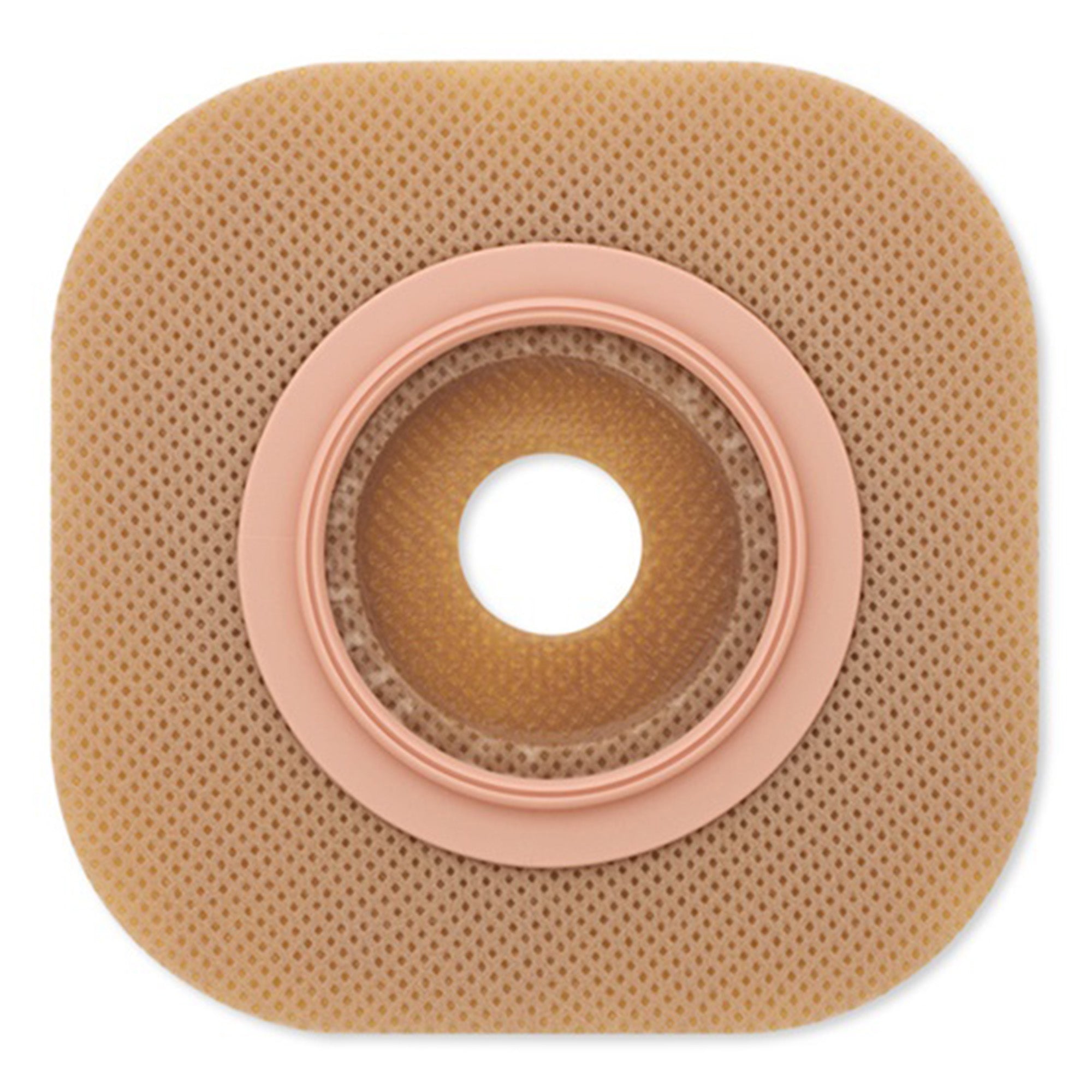 Ostomy Barrier New Image FlexWear Precut, Standard Wear Adhesive Tape 44 mm Flange Green Code System Hydrocolloid 1 Inch Opening | 5/Box