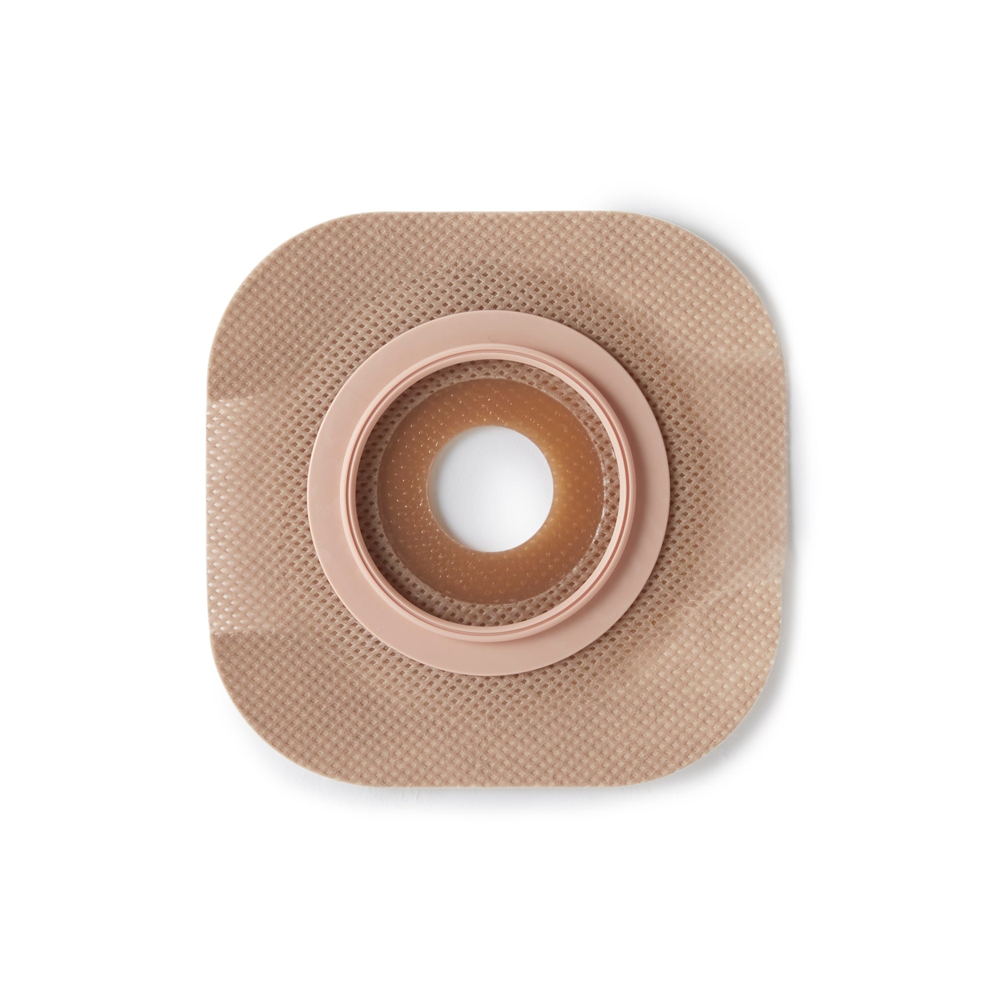 Ostomy Barrier New Image Flextend Precut, Extended Wear Adhesive Tape 44 mm Flange Green Code System Hydrocolloid 7/8 Inch Opening | 5/Box
