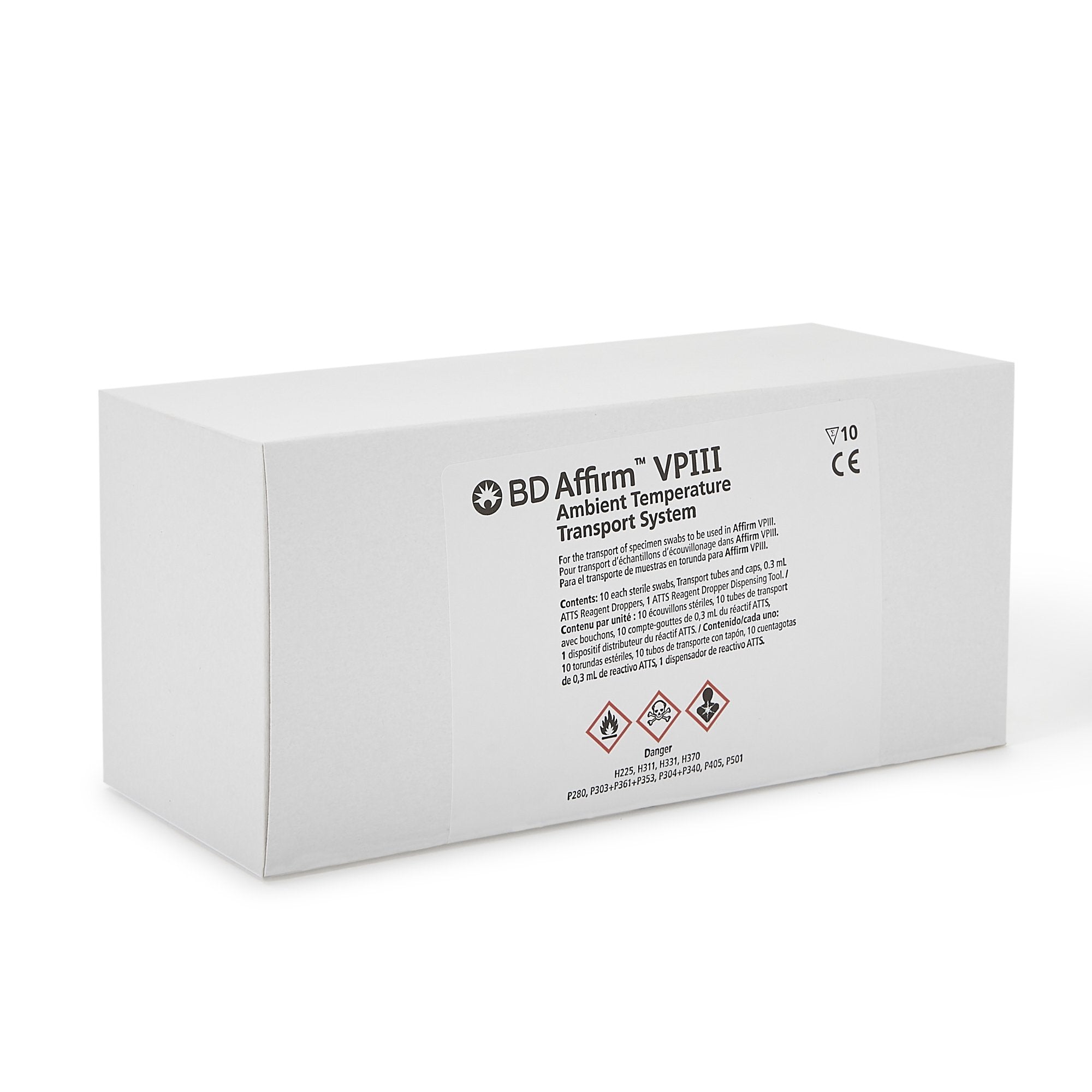 Specimen Collection and Transport Kit BD Affirm VPIII 0.3 mL Collection Tube Sterile, Packaging Type- Box