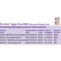 Oral Supplement Pro-Stat AWC Wild Cherry Punch Flavor Liquid 30 oz. Bottle | (4/Case)