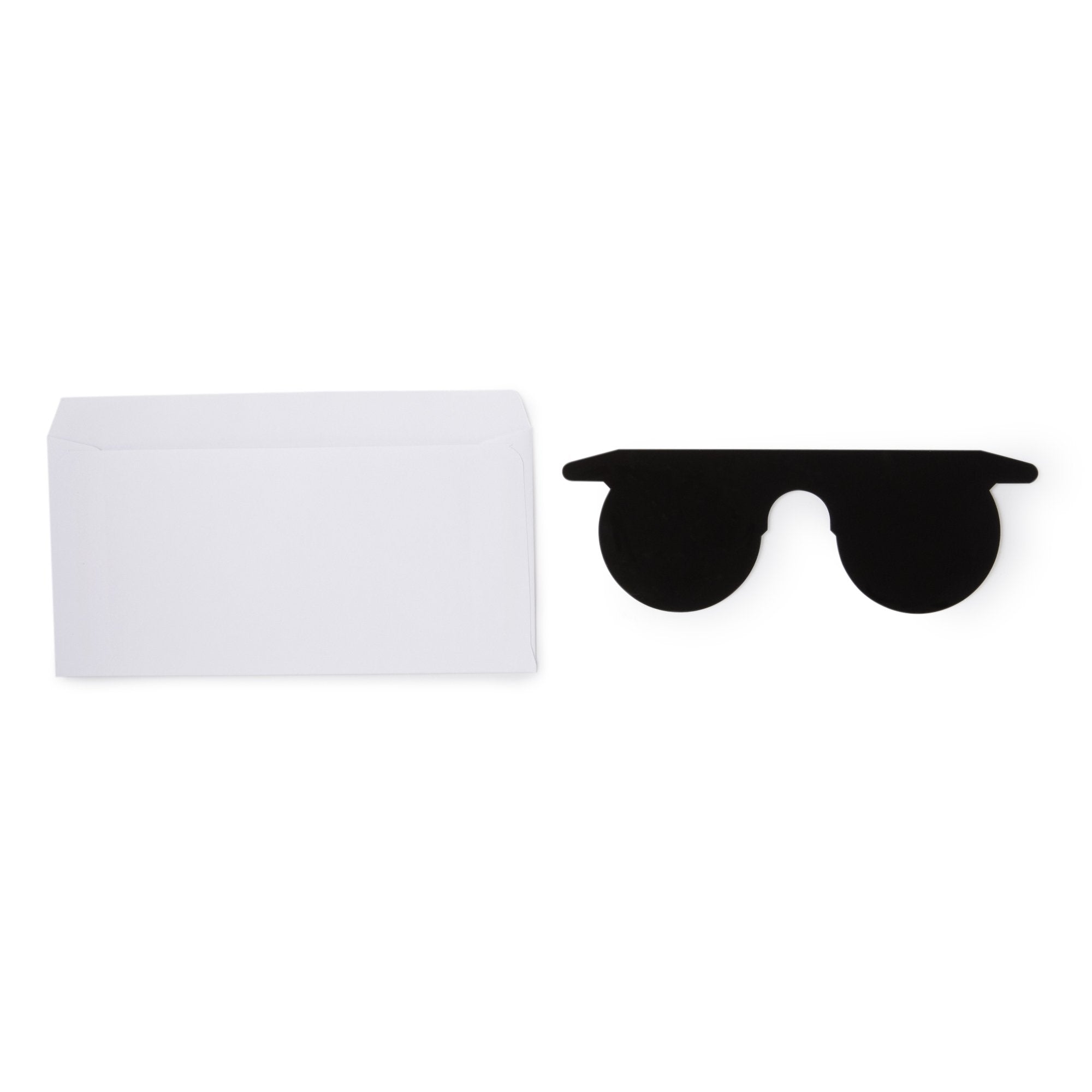 Post Mydriatic Glasses Easy Eyes Gray Tint Film Lens Slip-in One Size Fits Most, Packaging Type- Box