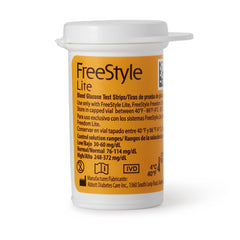 Blood Glucose Test Strips FreeStyle Lite 50 Strips per Pack, Packaging Type- Box