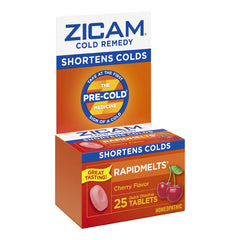 Cold and Cough Relief Zicam 2X - 1X Strength Tablet 25 per Box, Packaging Type- Box