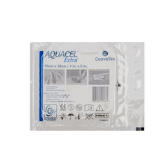 Gelling Fiber Wound Dressing Aquacel Extra 4 X 5 Inch Rectangle Sterile, Packaging Type- Box
