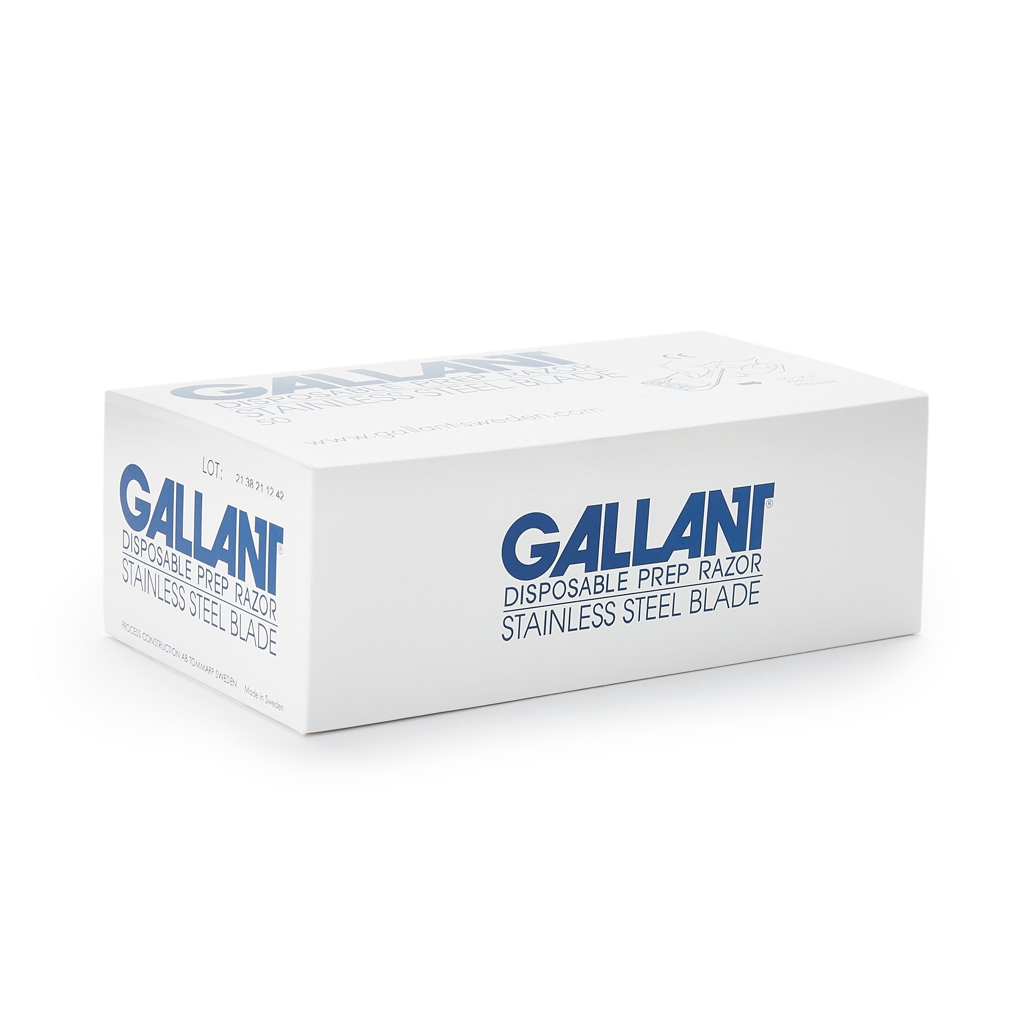 Surgical Prep Razor Gallant Single Edge Single Blade NonSterile Disposable, Packaging Type- Box