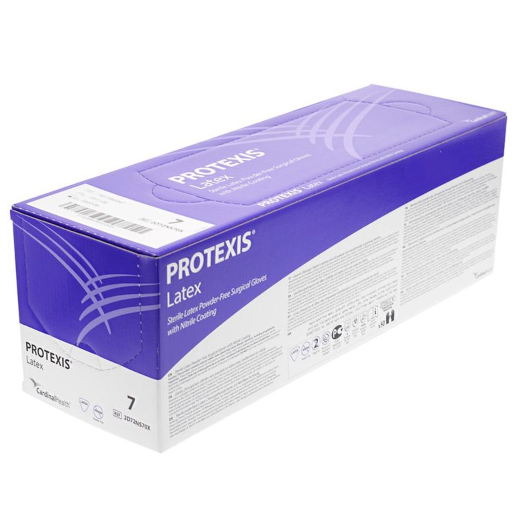 Surgical Glove Protexis Latex Size 7 Sterile Latex Standard Cuff Length Smooth Light Brown Not Chemo Approved | 50Pair/Box