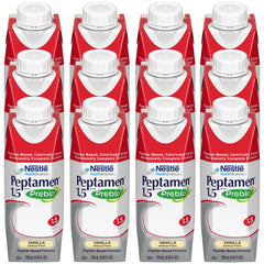 Oral Supplement Peptamen 1.5 with Prebio 1 Vanilla Flavor Liquid 250 mL Carton | (24/Case)