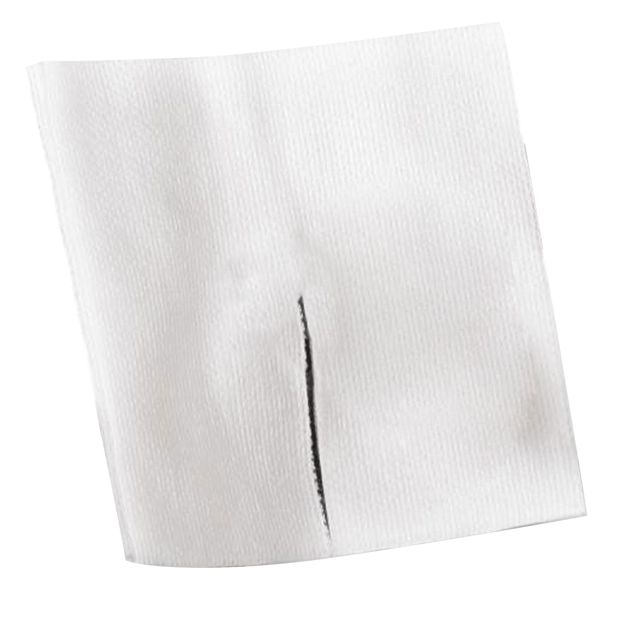 Medline 6-Ply Fenestrated Drain Sponge – White Polyester/Rayon Sterile Square, 4 × 4 in (2 per Pack) | HCPCS A6402