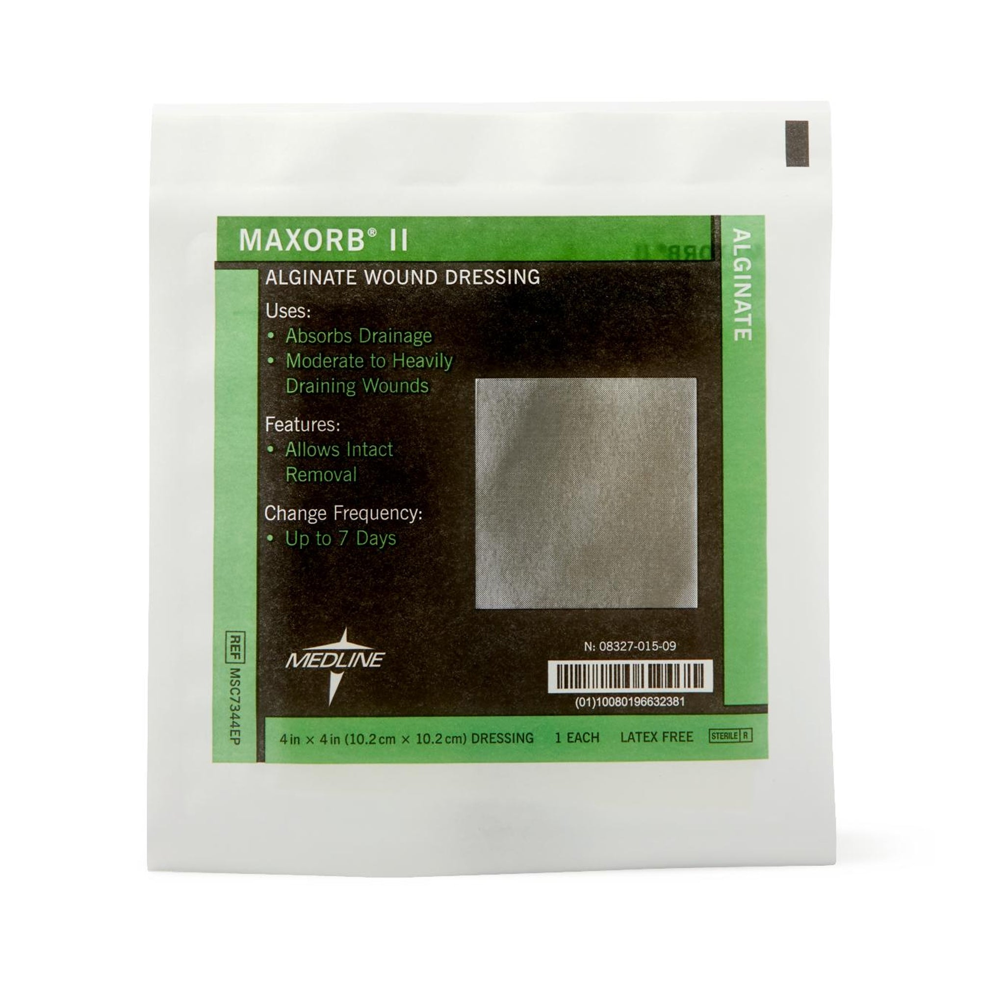 Alginate Dressing Maxorb II 4 X 4 Inch Square, Packaging Type- Box
