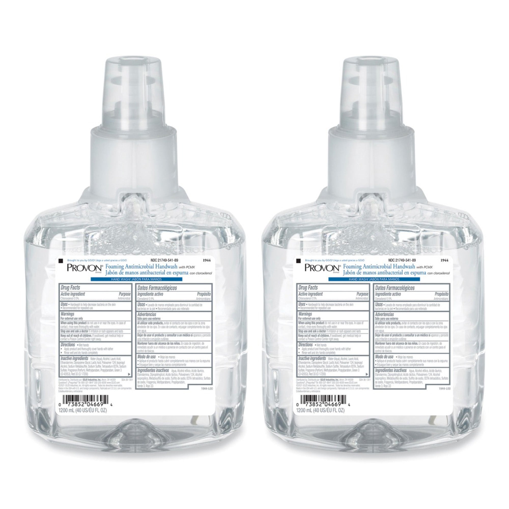 Antimicrobial Soap PROVON Foaming 1,200 mL Dispenser Refill Bottle Floral Scent, Packaging Type- Case