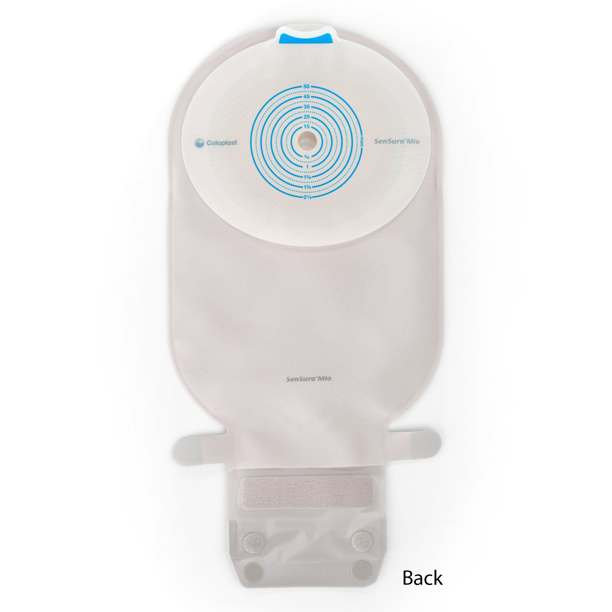 Ostomy Pouch SenSura Mio One-Piece System 11 Inch Length, Maxi Flat, Trim to Fit 3/8 to 2-1/8 Inch Stoma Drainable | 10/Box