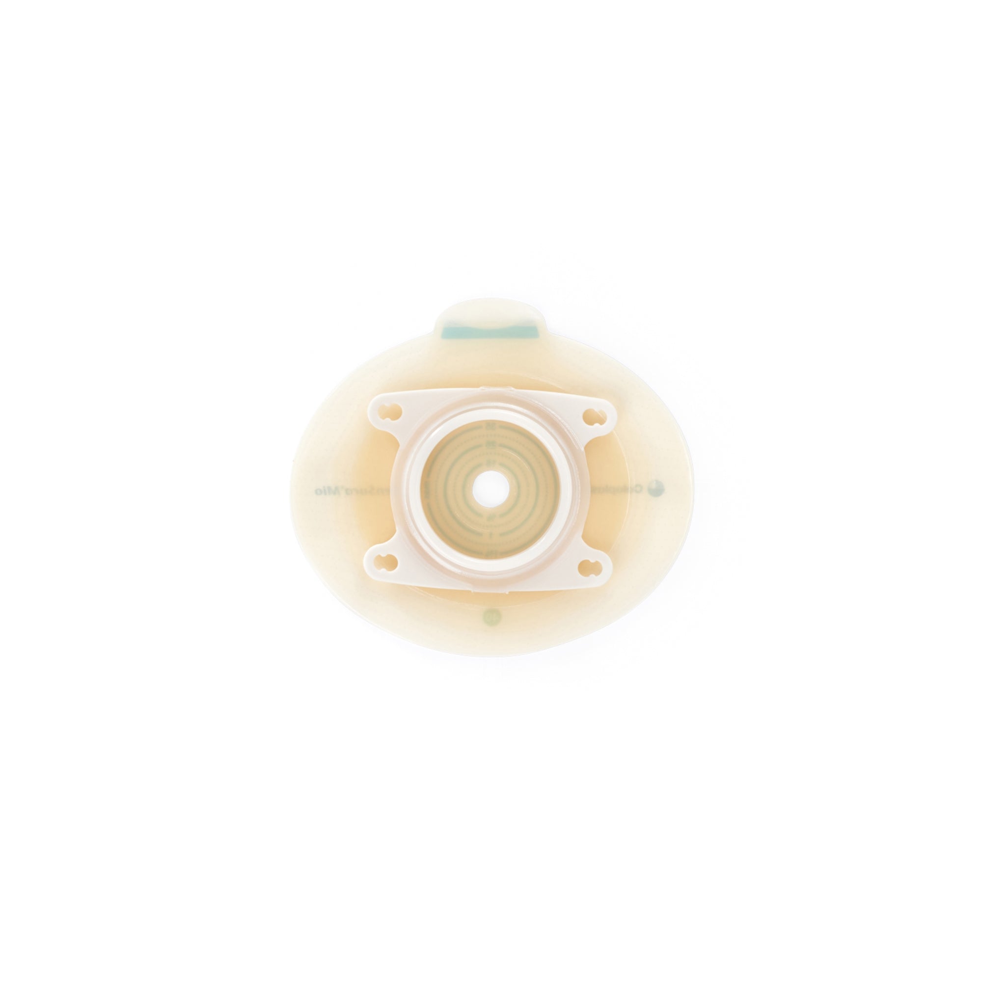 Ostomy Barrier SenSura Mio Click Trim to Fit, Extended Wear Elastic Adhesive 40 mm Flange Green Code System 3/8 to 1-3/8 Inch Opening | 5/Box