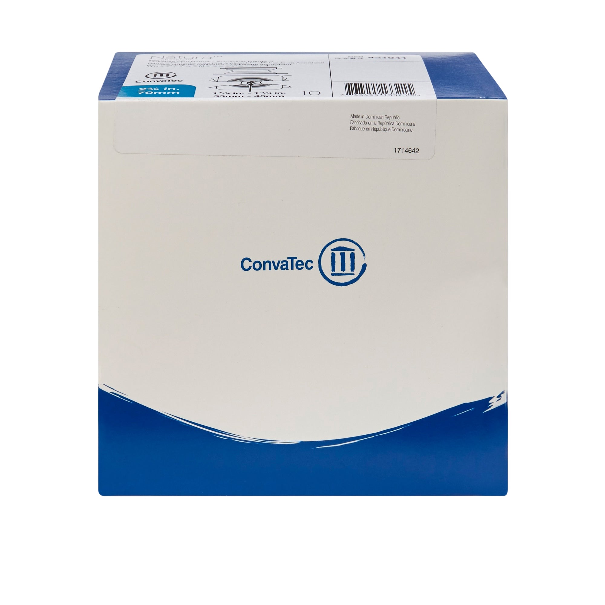 Ostomy Barrier Natura Moldable Durahesive Adhesive 70 mm Flange Natura System Hydrocolloid Tape Collar 1-1/4 to 1-3/4 Inch Opening | 10/Box